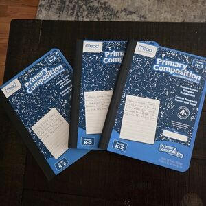 3 Mead Early Learning Composition Book - Blue